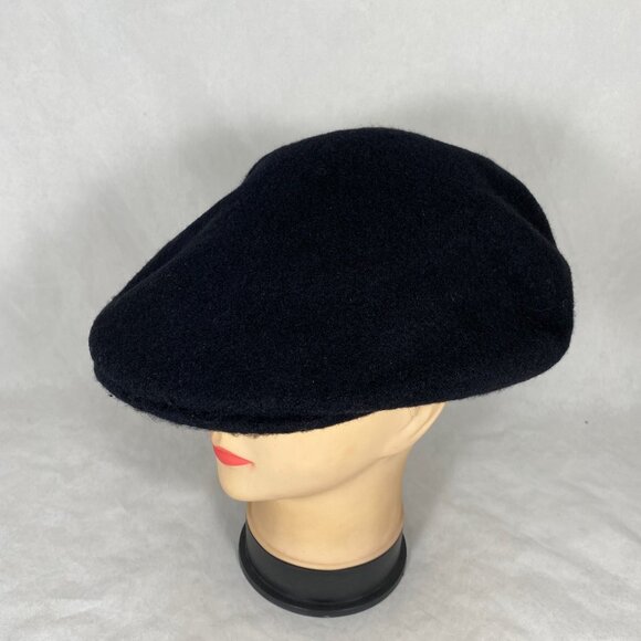 Scala Black Wool Flat Cap - Picture 5 of 9
